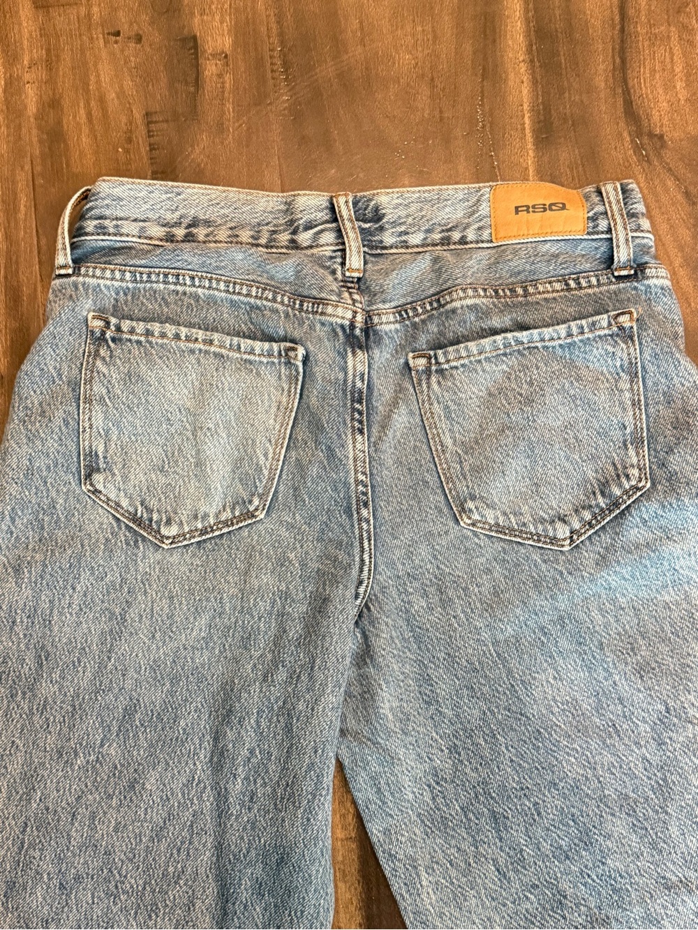 RSQ Light Wash Wide Leg Jeans - Picture 6 of 6